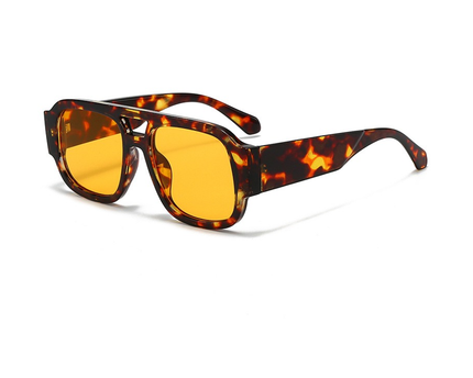 Lunettes de repos verres Jaunes/leopard